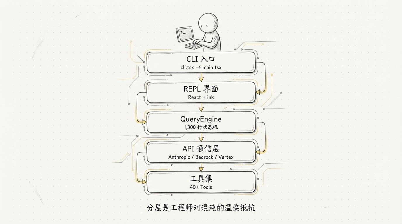 Claude Code 架构分层