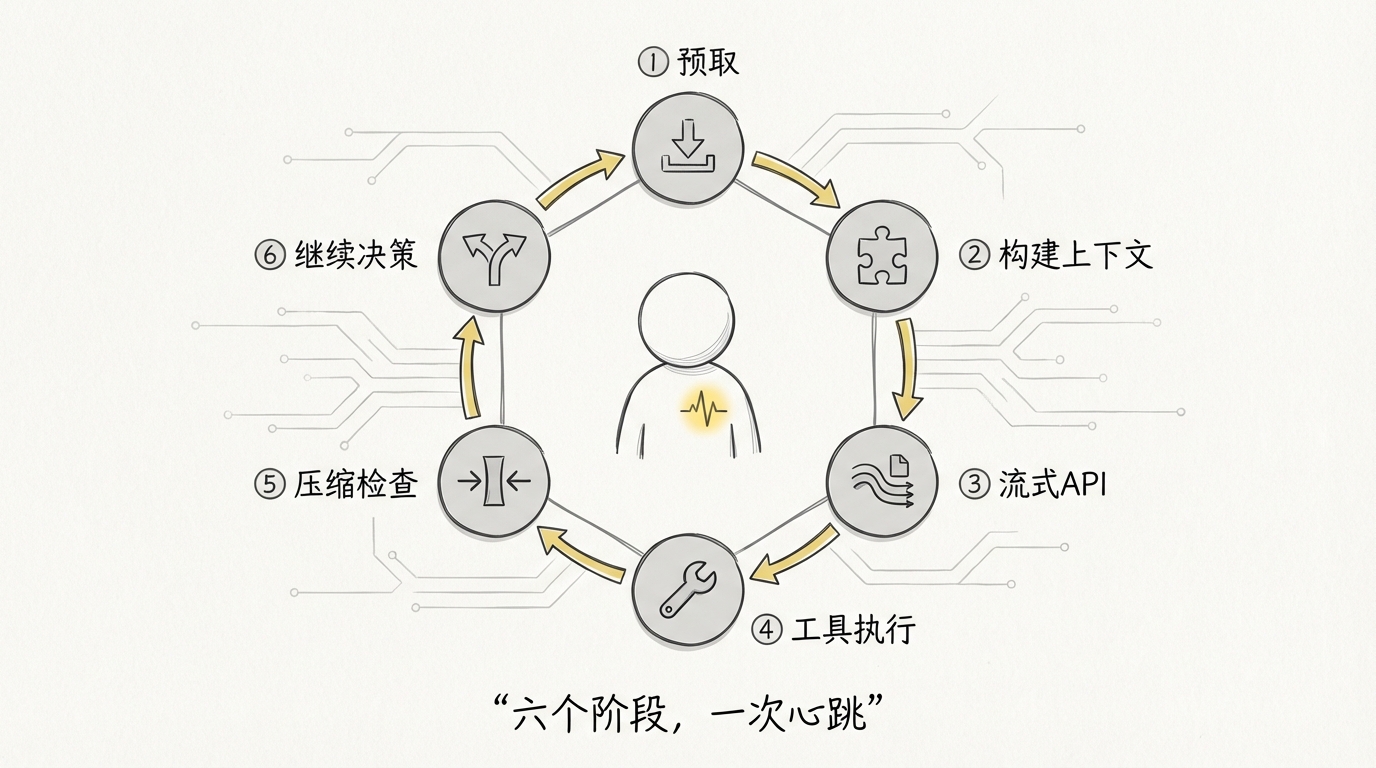 Agent 六阶段循环